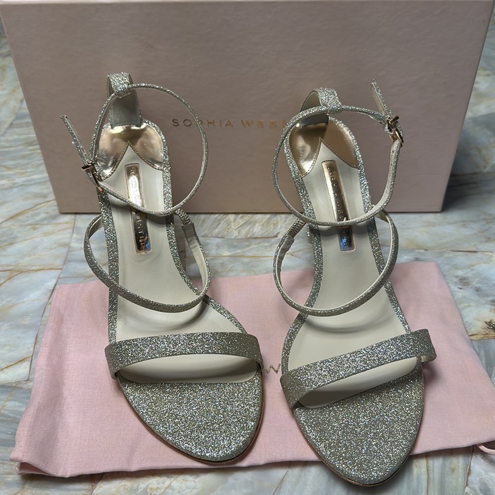 Sophia Webster Rosalind Crystal Ankle Strap - Picture 4 of 8
